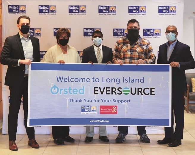 Orsted and Eversource w United Way of Long Island