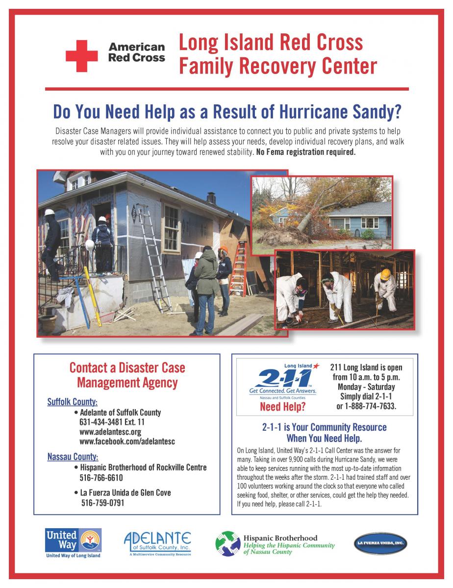 Long Island Red Cross Family Recovery Center 
