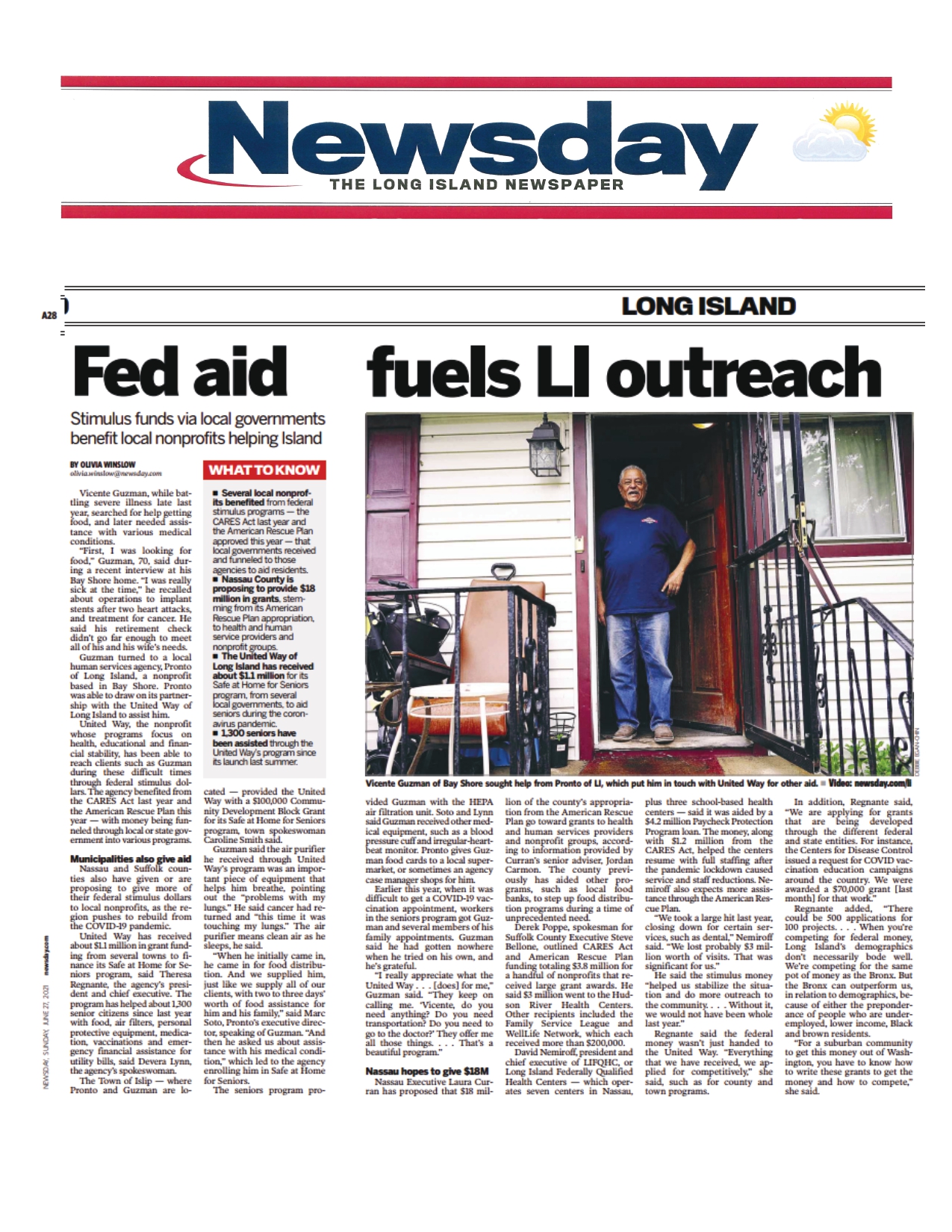 Newsday article 